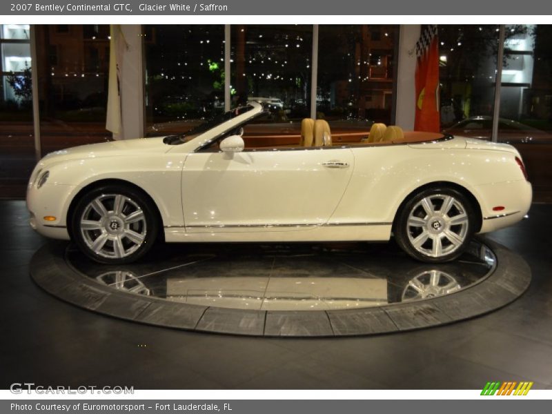 Glacier White / Saffron 2007 Bentley Continental GTC