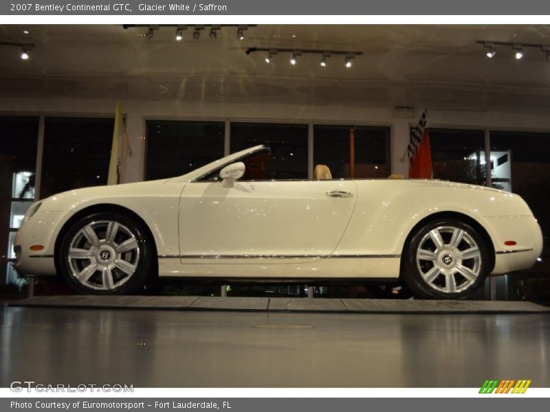 Glacier White / Saffron 2007 Bentley Continental GTC