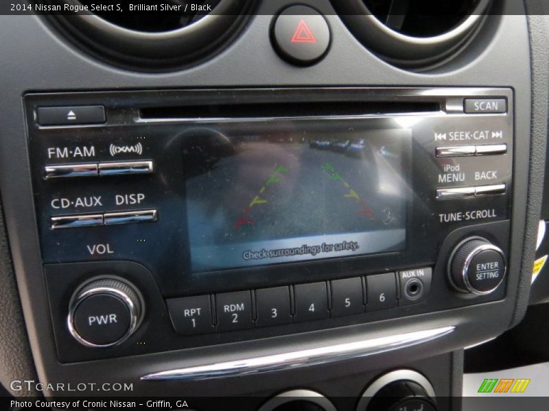 Brilliant Silver / Black 2014 Nissan Rogue Select S