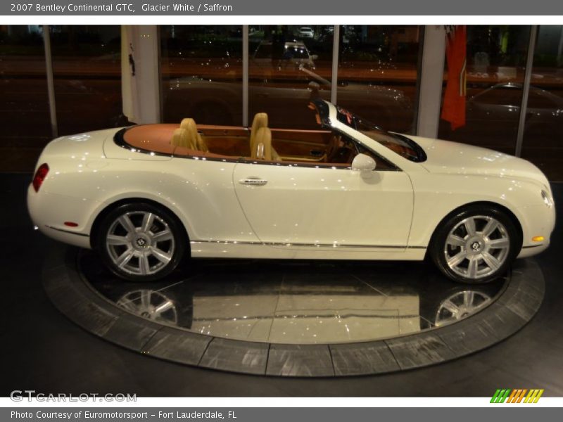 Glacier White / Saffron 2007 Bentley Continental GTC
