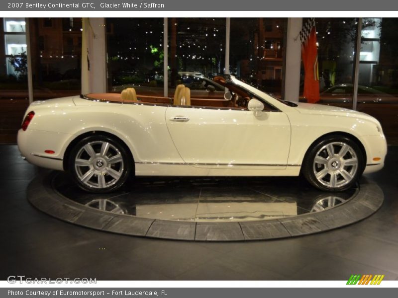Glacier White / Saffron 2007 Bentley Continental GTC