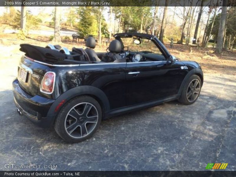 Midnight Black / Black/Grey 2009 Mini Cooper S Convertible