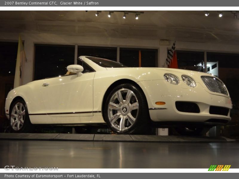 Glacier White / Saffron 2007 Bentley Continental GTC