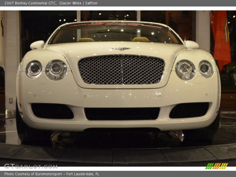 Glacier White / Saffron 2007 Bentley Continental GTC