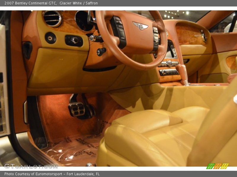 Glacier White / Saffron 2007 Bentley Continental GTC