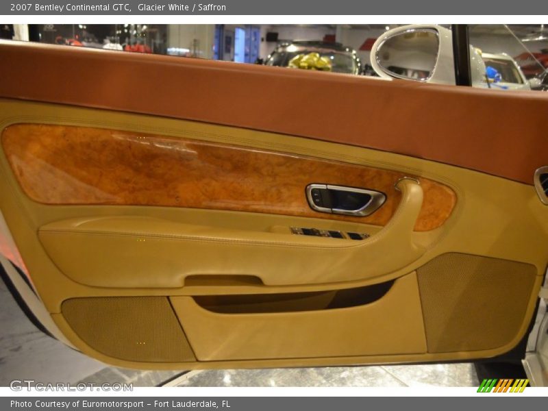 Glacier White / Saffron 2007 Bentley Continental GTC