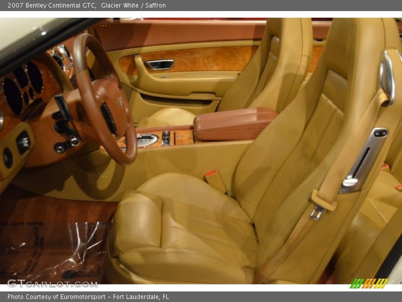 Glacier White / Saffron 2007 Bentley Continental GTC
