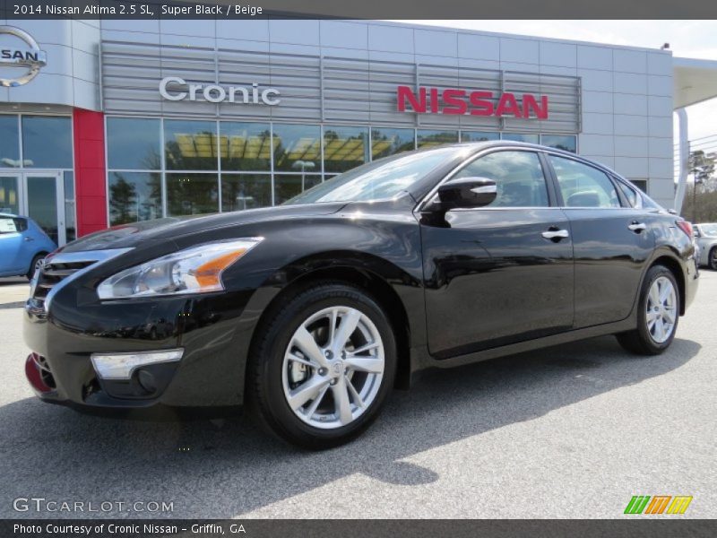 Super Black / Beige 2014 Nissan Altima 2.5 SL