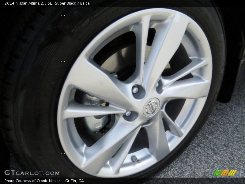Super Black / Beige 2014 Nissan Altima 2.5 SL