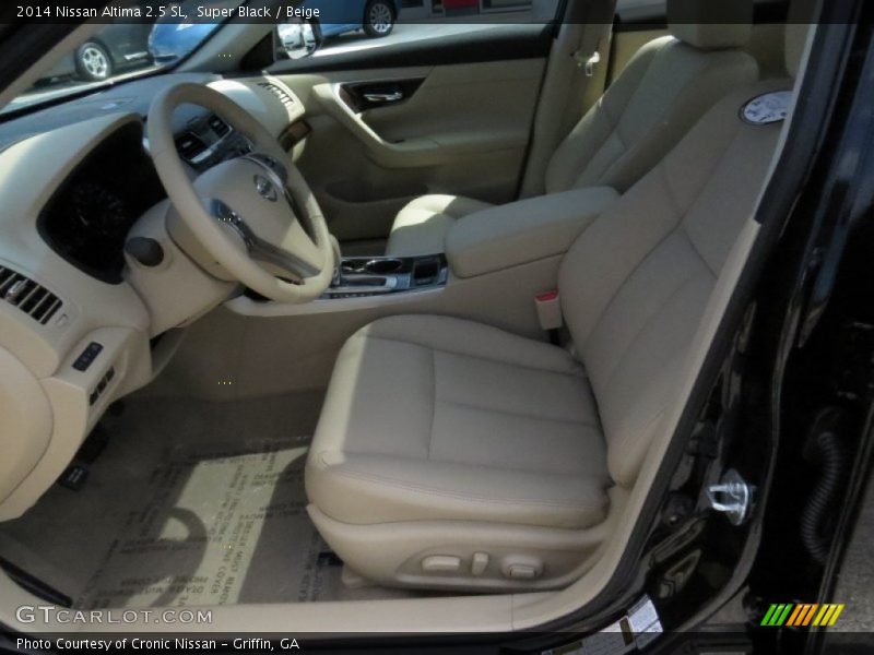 Super Black / Beige 2014 Nissan Altima 2.5 SL