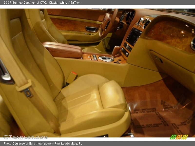 Glacier White / Saffron 2007 Bentley Continental GTC