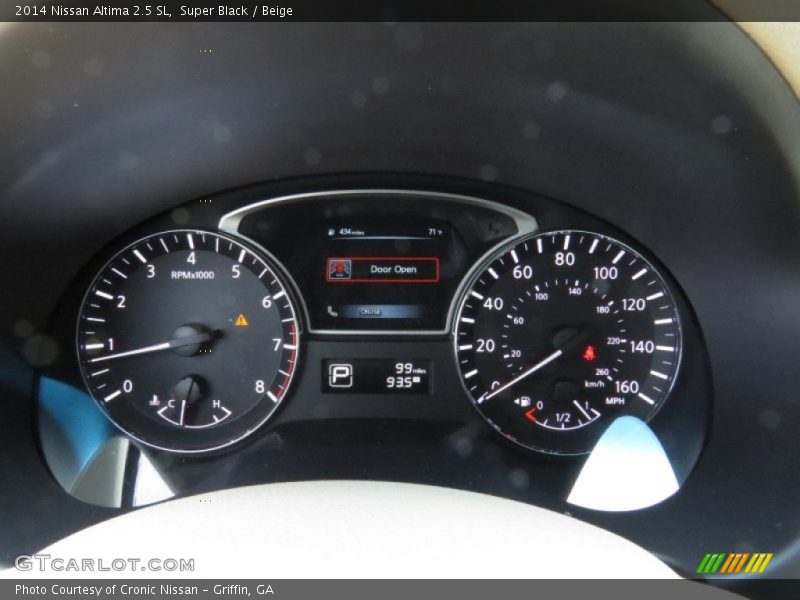 Super Black / Beige 2014 Nissan Altima 2.5 SL
