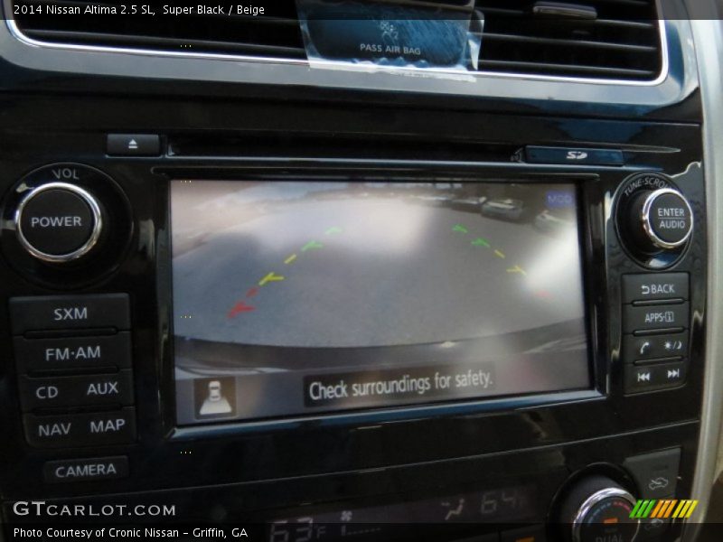 Super Black / Beige 2014 Nissan Altima 2.5 SL