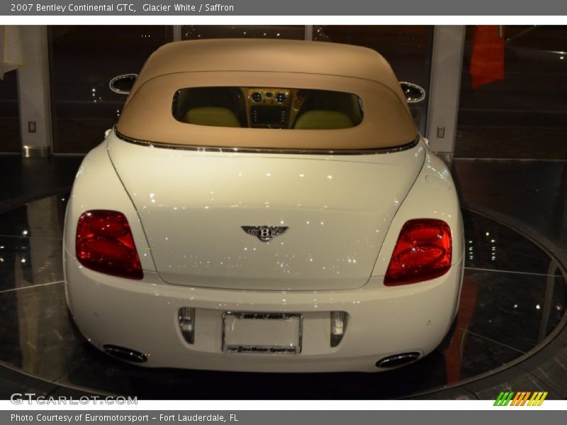 Glacier White / Saffron 2007 Bentley Continental GTC