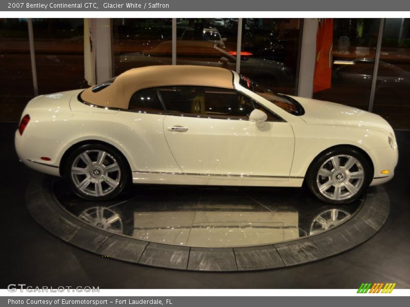 Glacier White / Saffron 2007 Bentley Continental GTC