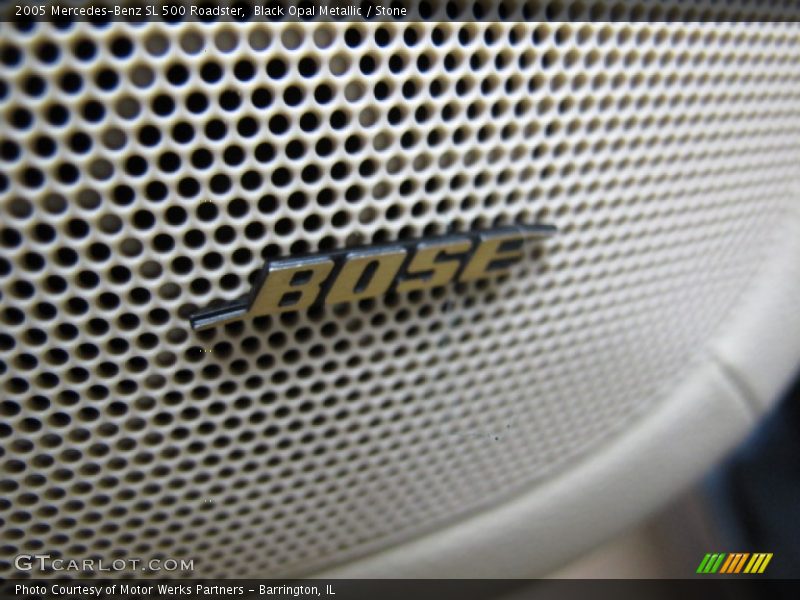 Black Opal Metallic / Stone 2005 Mercedes-Benz SL 500 Roadster