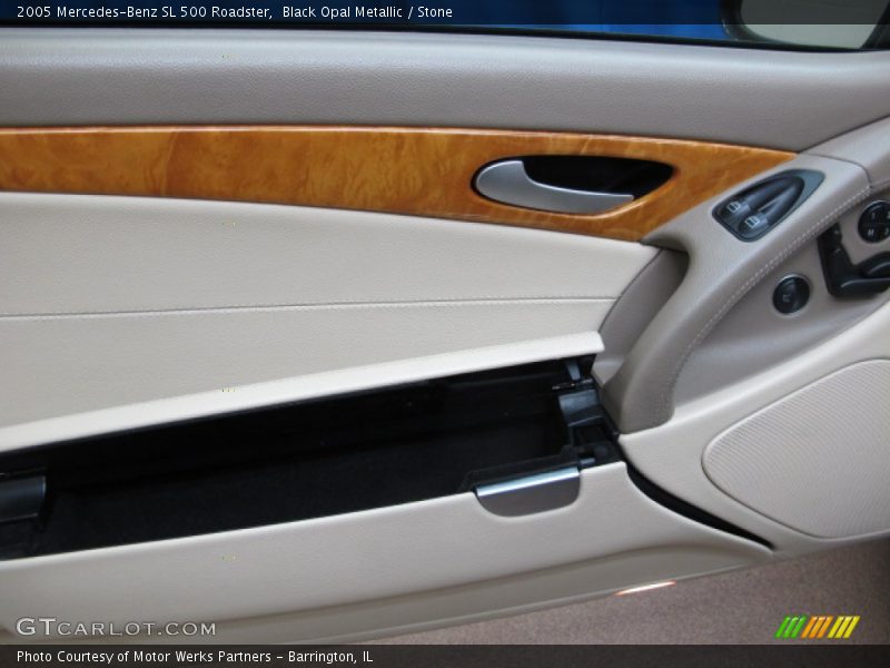 Black Opal Metallic / Stone 2005 Mercedes-Benz SL 500 Roadster