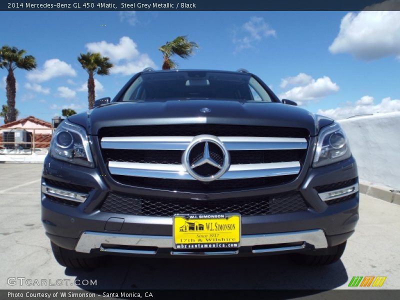 Steel Grey Metallic / Black 2014 Mercedes-Benz GL 450 4Matic