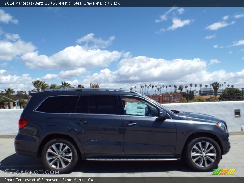 Steel Grey Metallic / Black 2014 Mercedes-Benz GL 450 4Matic