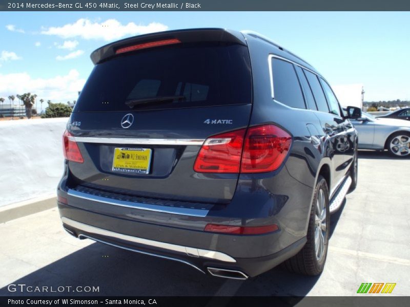 Steel Grey Metallic / Black 2014 Mercedes-Benz GL 450 4Matic