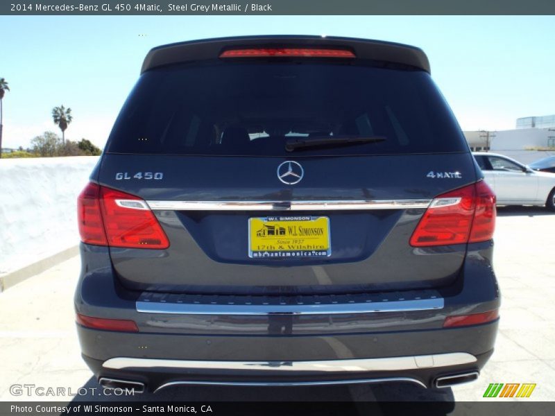 Steel Grey Metallic / Black 2014 Mercedes-Benz GL 450 4Matic
