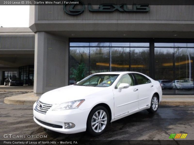 Starfire White Pearl / Parchment 2010 Lexus ES 350