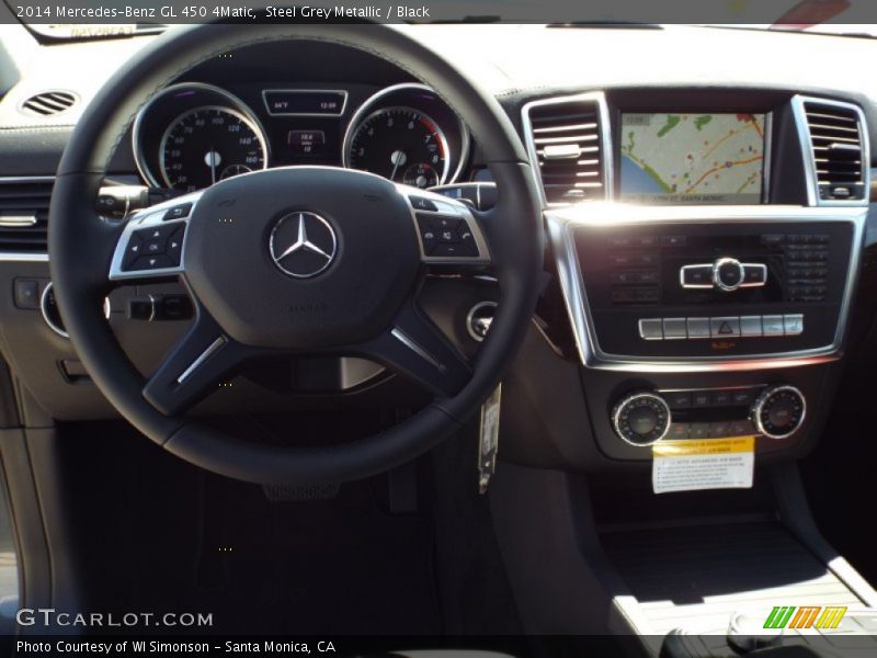 Steel Grey Metallic / Black 2014 Mercedes-Benz GL 450 4Matic