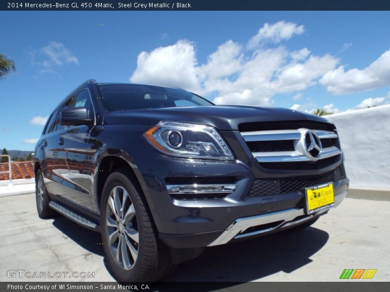 Steel Grey Metallic / Black 2014 Mercedes-Benz GL 450 4Matic