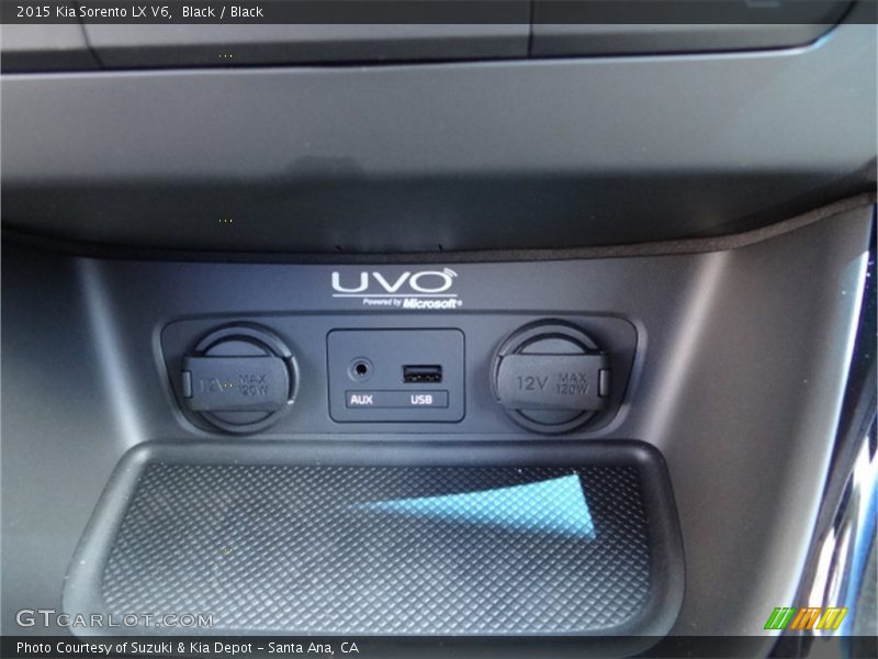 Black / Black 2015 Kia Sorento LX V6