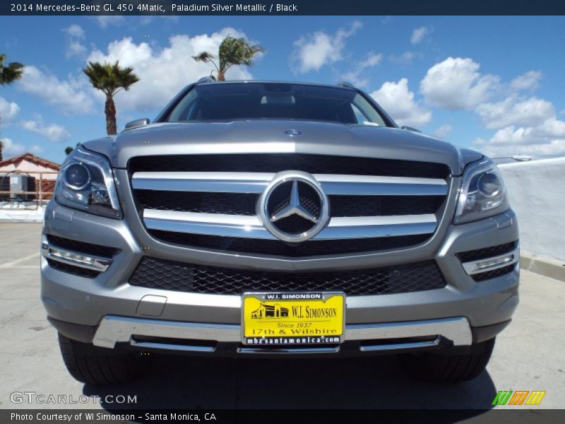 Paladium Silver Metallic / Black 2014 Mercedes-Benz GL 450 4Matic