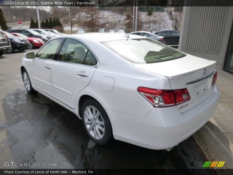 Starfire White Pearl / Parchment 2010 Lexus ES 350