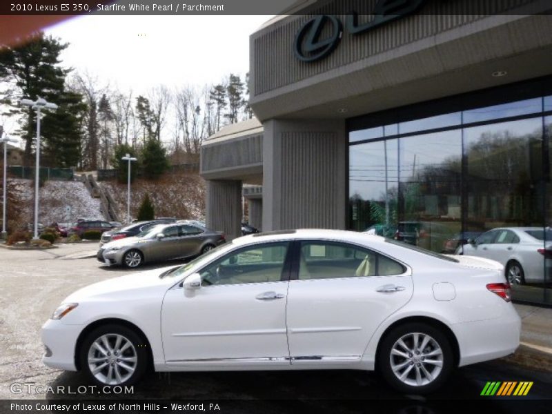 Starfire White Pearl / Parchment 2010 Lexus ES 350