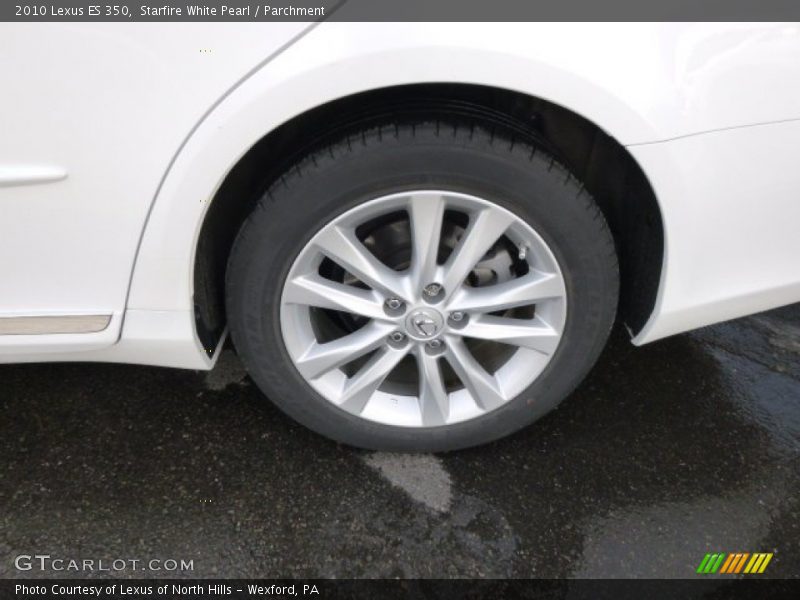 Starfire White Pearl / Parchment 2010 Lexus ES 350
