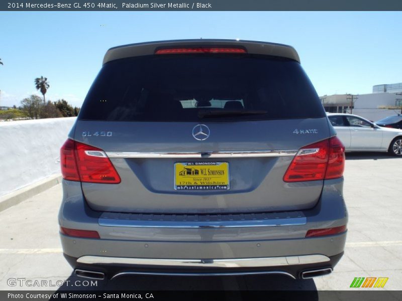 Paladium Silver Metallic / Black 2014 Mercedes-Benz GL 450 4Matic