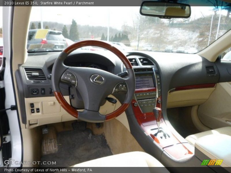 Starfire White Pearl / Parchment 2010 Lexus ES 350