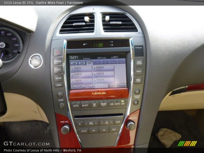 Starfire White Pearl / Parchment 2010 Lexus ES 350