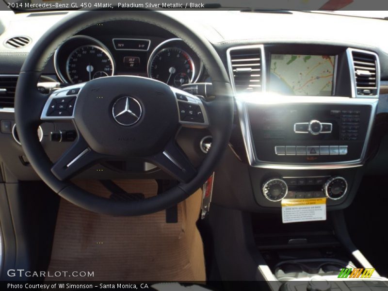 Paladium Silver Metallic / Black 2014 Mercedes-Benz GL 450 4Matic