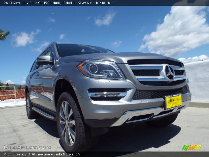Paladium Silver Metallic / Black 2014 Mercedes-Benz GL 450 4Matic