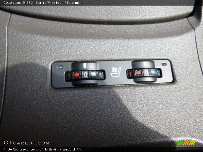 Starfire White Pearl / Parchment 2010 Lexus ES 350