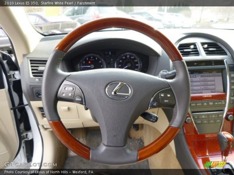 Starfire White Pearl / Parchment 2010 Lexus ES 350