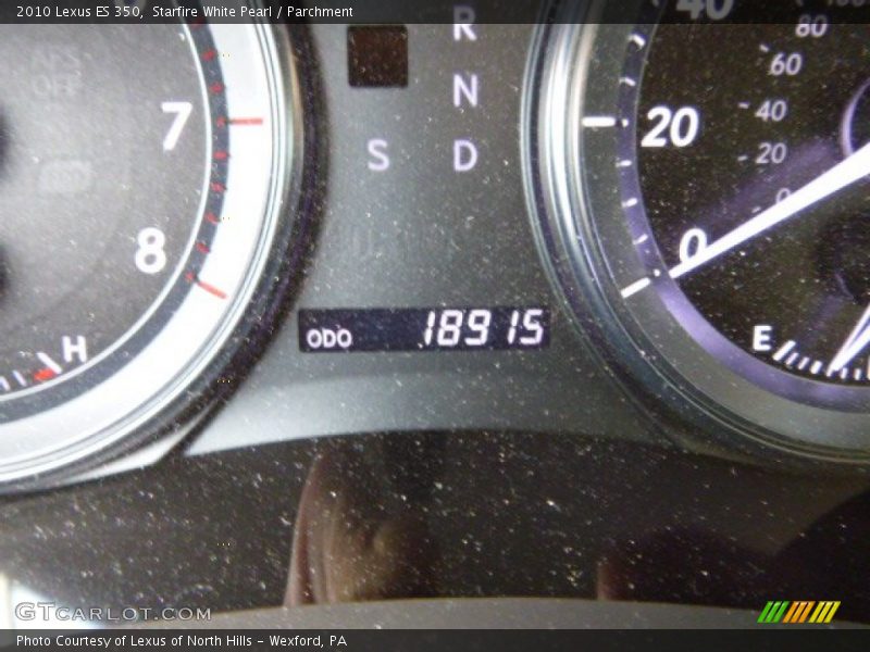 Starfire White Pearl / Parchment 2010 Lexus ES 350