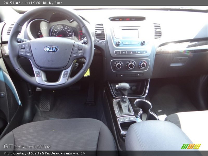 Black / Black 2015 Kia Sorento LX V6
