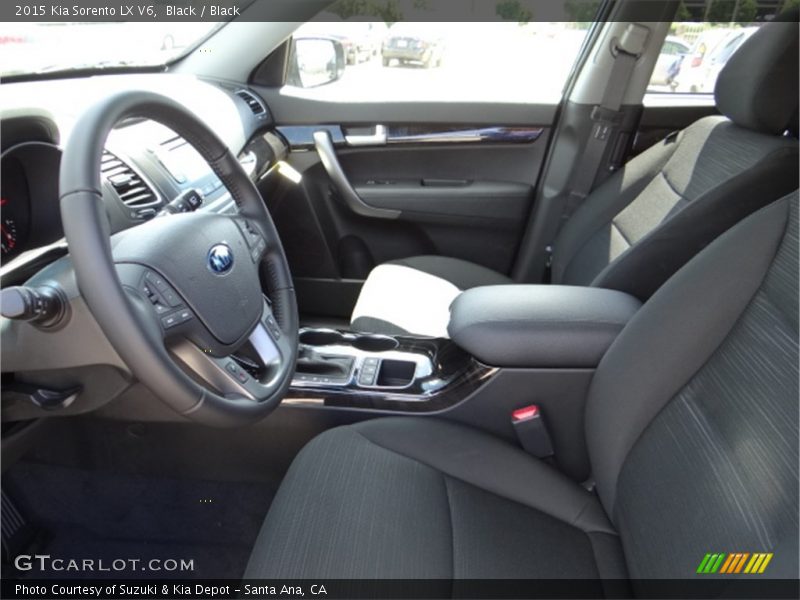Black / Black 2015 Kia Sorento LX V6