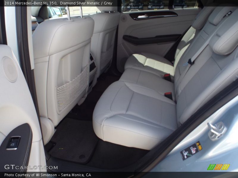 Diamond Silver Metallic / Grey 2014 Mercedes-Benz ML 350