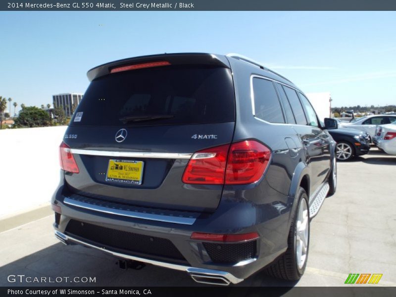 Steel Grey Metallic / Black 2014 Mercedes-Benz GL 550 4Matic