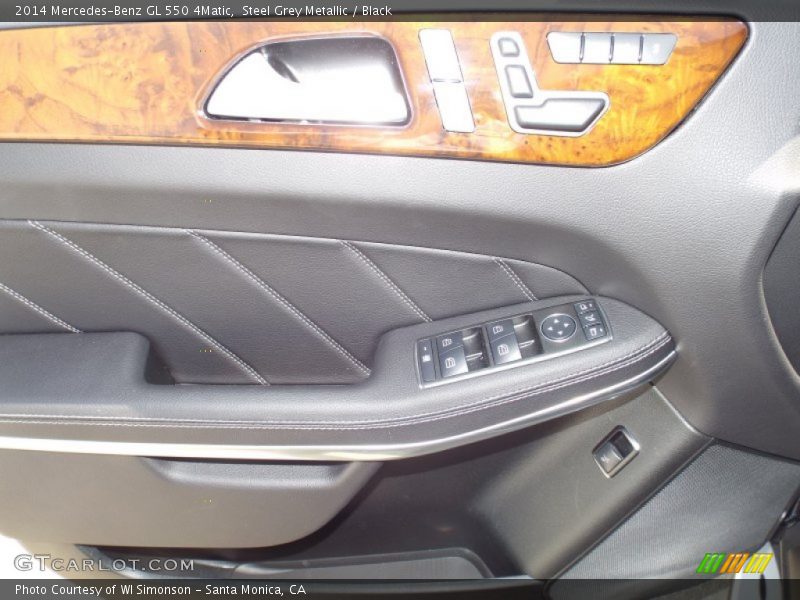 Steel Grey Metallic / Black 2014 Mercedes-Benz GL 550 4Matic