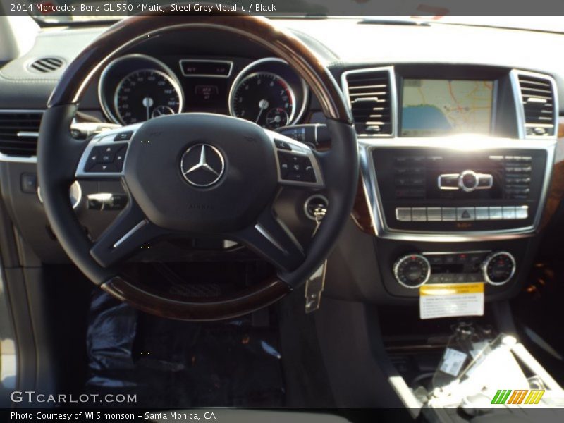 Steel Grey Metallic / Black 2014 Mercedes-Benz GL 550 4Matic
