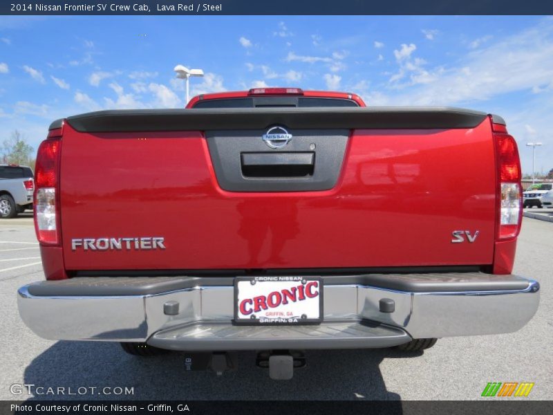 Lava Red / Steel 2014 Nissan Frontier SV Crew Cab