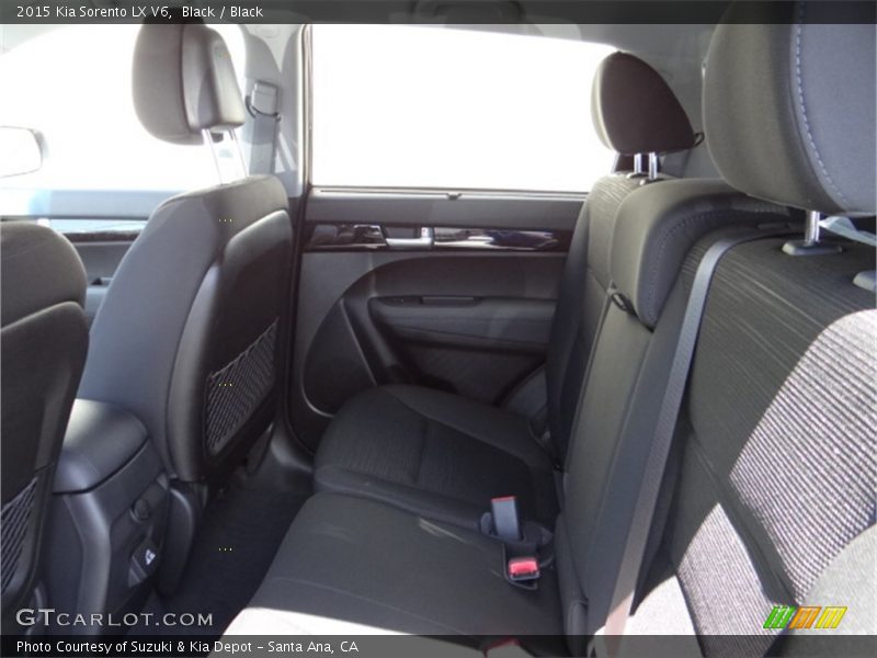 Black / Black 2015 Kia Sorento LX V6