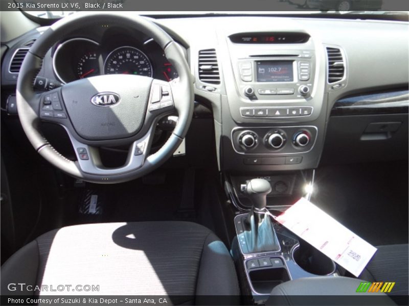 Black / Black 2015 Kia Sorento LX V6